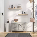 Baule Contenitore, Cassapanca Organizer in Stile Rustico con Coperchio a Sollevamento e Cerniera di Sicurezza, per Camera da Letto, Ingresso, Soggiorno