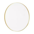 HomeRoots 20 Gold Metal Round Framed Bathroom Vanity Mirror