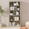 Acekool Bookcase 71 Tall 5-Tier Open Shelf, Slim 15.55 Depth, Anti-Tip Secure, Modern Display for Bedroom, Living Room, Office