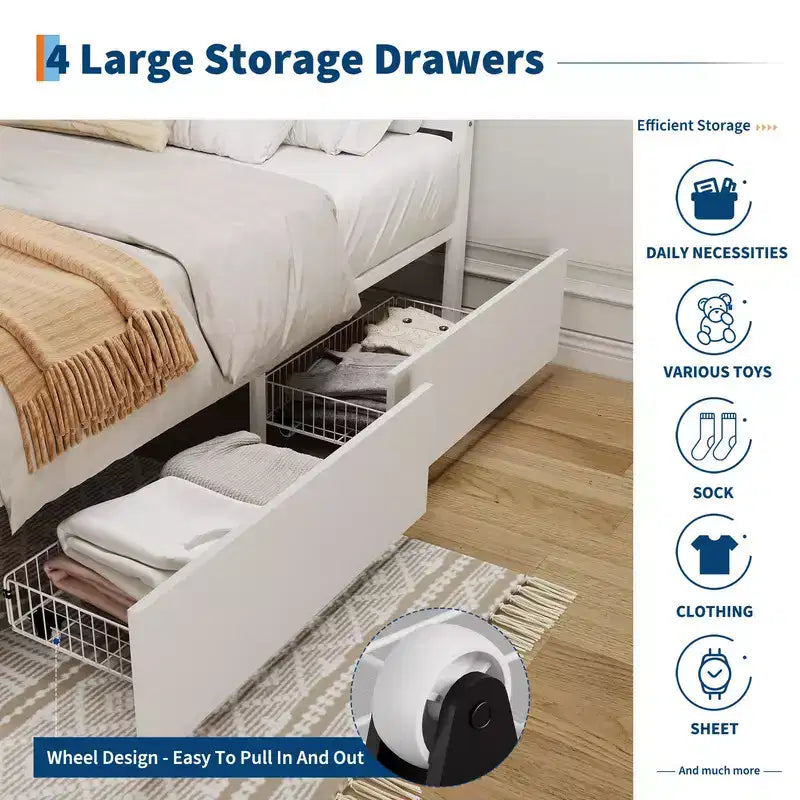 Struttura letto in rattan bohémien con testiera