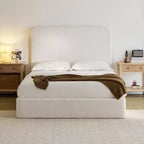 Christopher Knight Home Elen Modern Chenille Upholstered Bed with Headboard
