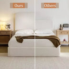Letto imbottito Elen Modern in ciniglia