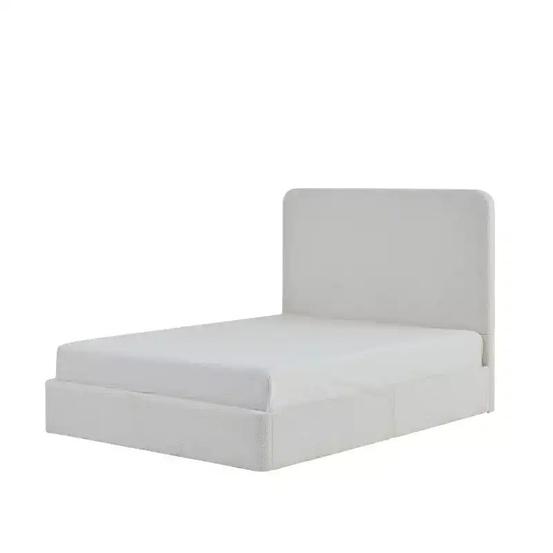 Letto imbottito Elen Modern in ciniglia