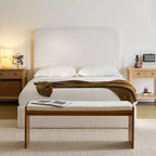 Letto imbottito Elen Modern in ciniglia