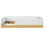 Letto a piattaforma singolo con cuscini