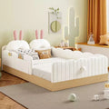 Whisen Twin Size Platform Bed with Pillows, Lovely Design and Storage Bags