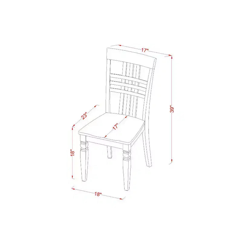 Set da pranzo rustico - Tavolo da cucina con 8 sedie - Design salvaspazio