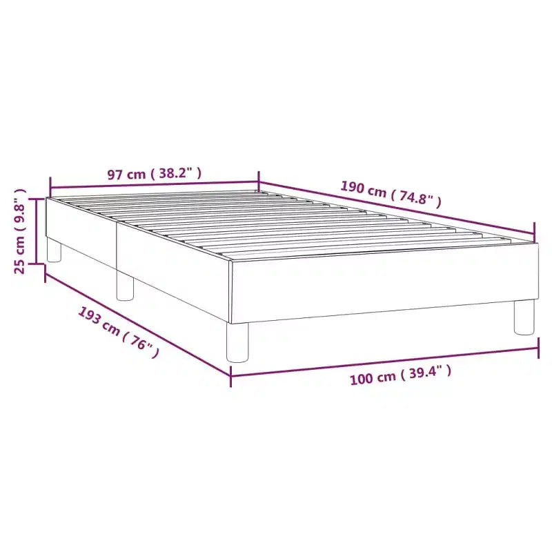 Struttura letto in velluto grigio scuro (100% poliestere), compensato, legno ingegnerizzato