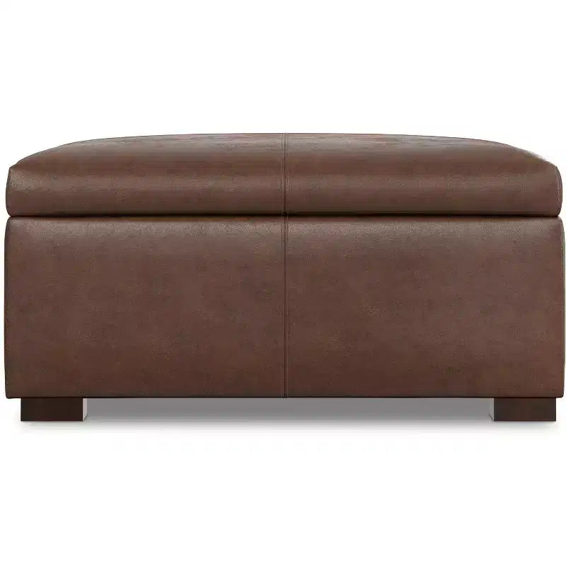 Pouff contenitore Frankie, 91 cm, quadrato