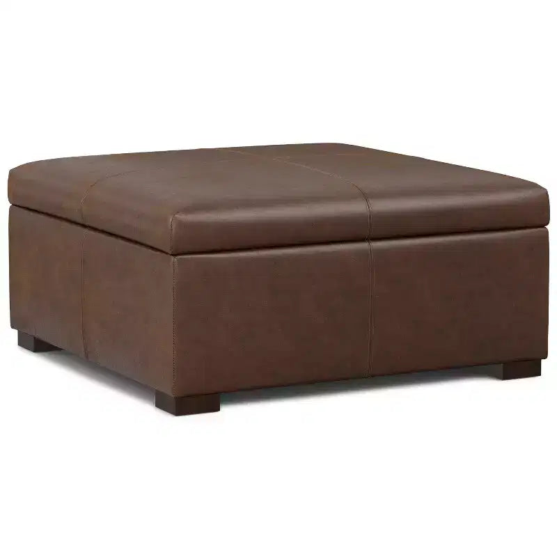 Pouff contenitore Frankie, 91 cm, quadrato