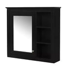 CASAINC 30 x 28 Wall Mounted Medicine Cabinet with Mirror and 3 Open Shelves, Bathroom Storage (No Vanity)