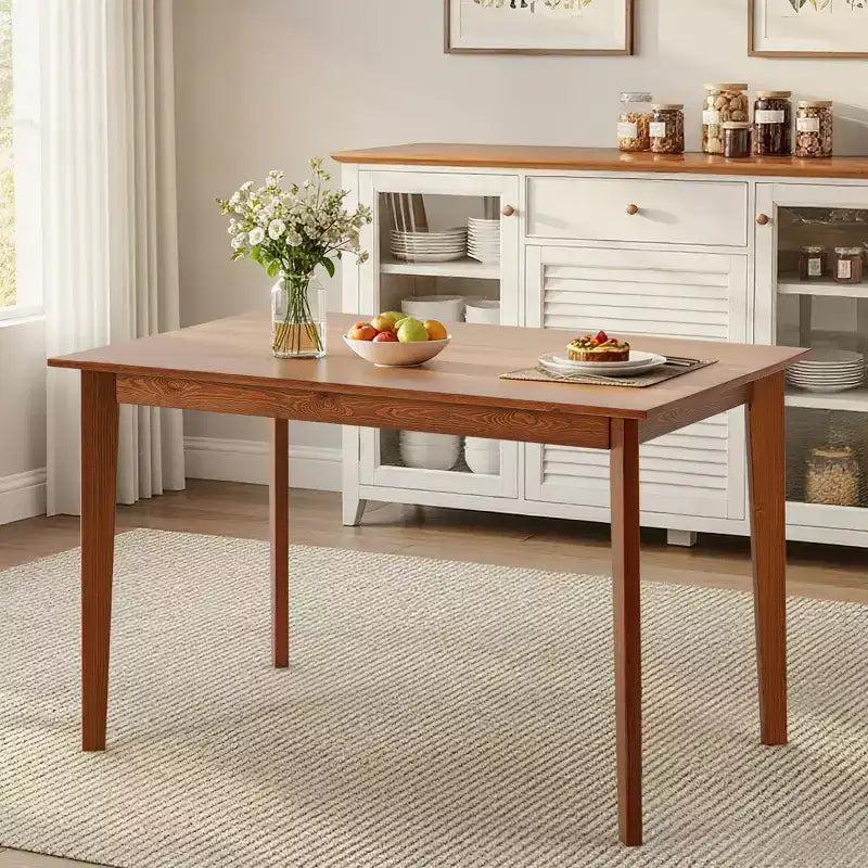 EROMMY 47 Knot-Free Pine Dining Table
