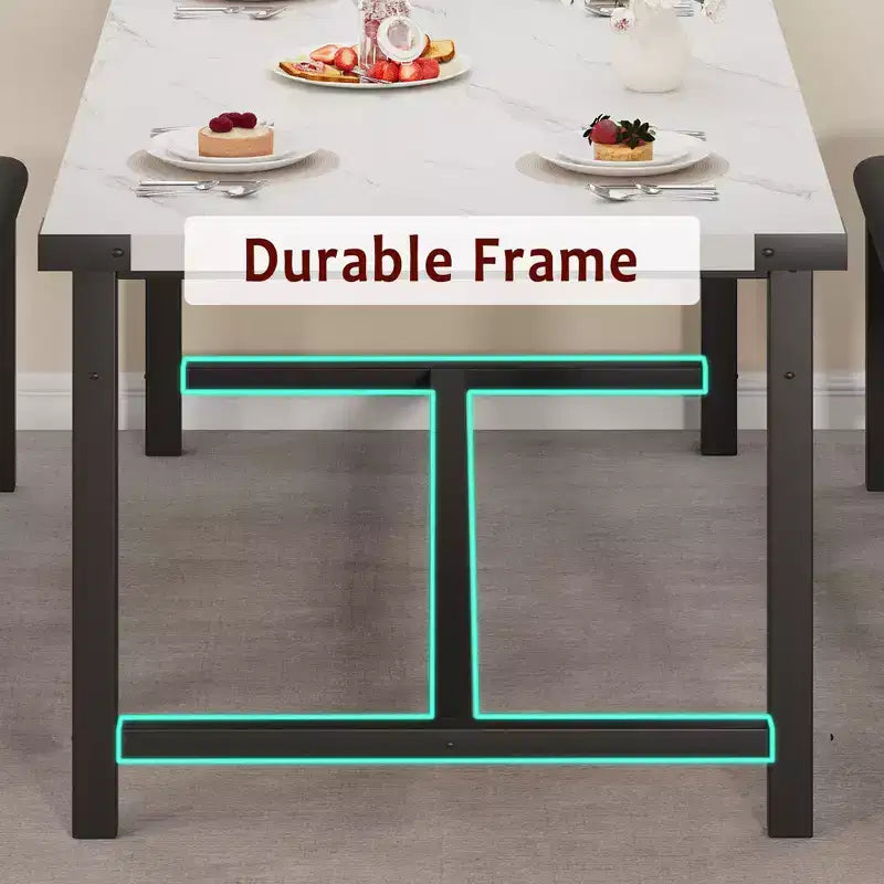 Set da pranzo allungabile 3 pezzi con 2 panche imbottite