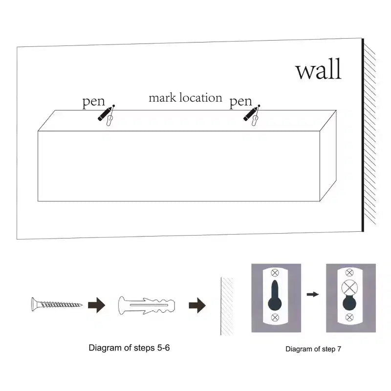 23.62 Mensole Galleggianti in Acero C con supporto invisibile, perfette per l'arredamento di bagno/camera da letto/cucina o come espositore per libri/piante, facili da installare.