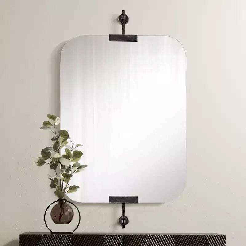 Specchio da parete Penbrook 24x42 con bordo lucido