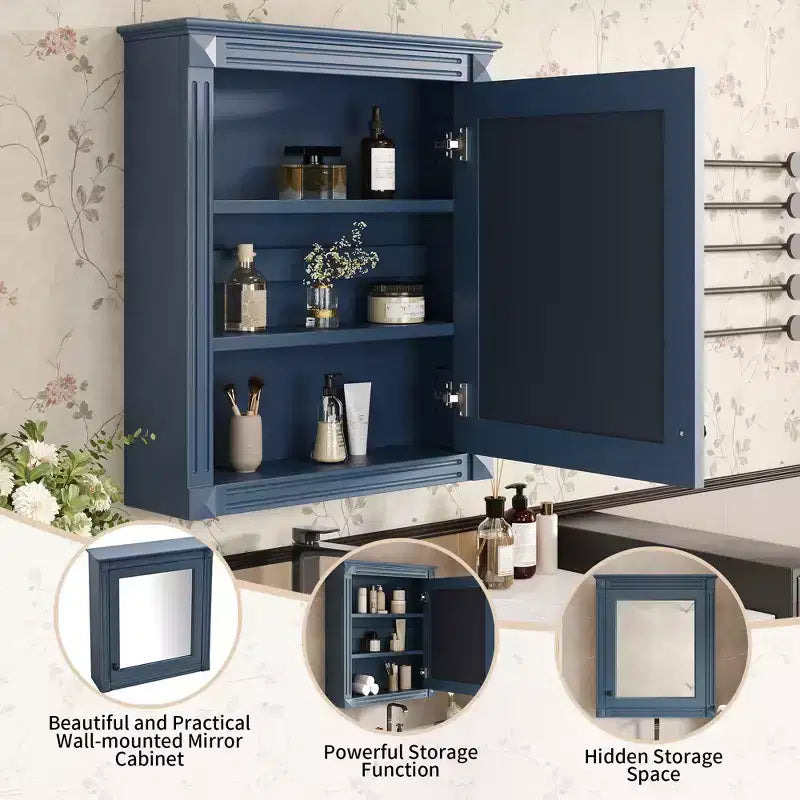 Mobile bagno da parete 24'' x 27'' con specchio