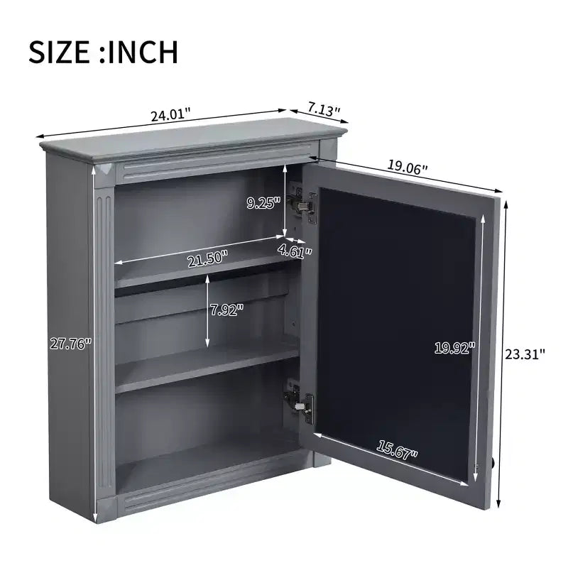 Mobile bagno da parete 24'' x 27'' con specchio