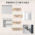 Mobile bagno da parete 24'' x 27'' con specchio