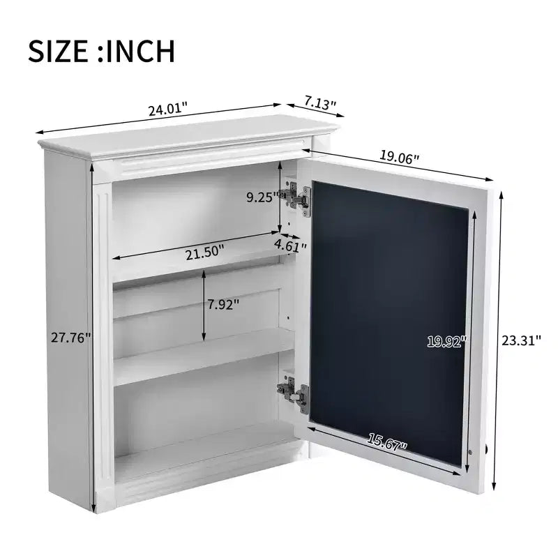 Mobile bagno da parete 24'' x 27'' con specchio